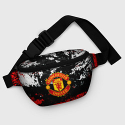 Поясная сумка Манчестер Юнайтед краски, цвет: 3D-принт — фото 2