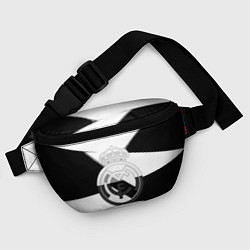 Поясная сумка Реал Мадрид геометрия полосы, цвет: 3D-принт — фото 2