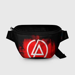 Поясная сумка Linkin Park: Red style, цвет: 3D-принт