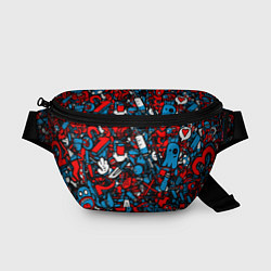 Поясная сумка Стикербомбинг, цвет: 3D-принт