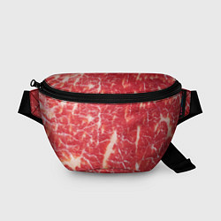 Поясная сумка Мясо, цвет: 3D-принт