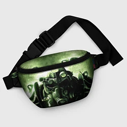 Поясная сумка Fallout Robot, цвет: 3D-принт — фото 2