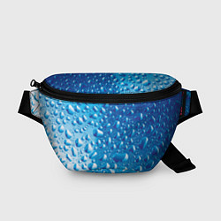 Поясная сумка Капли воды, цвет: 3D-принт