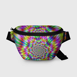 Поясная сумка Спектральная иллюзия, цвет: 3D-принт