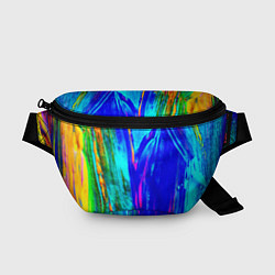 Поясная сумка Разводы красок, цвет: 3D-принт