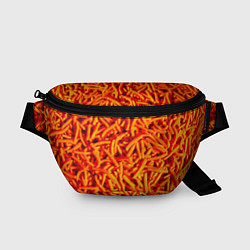 Поясная сумка Морковь, цвет: 3D-принт