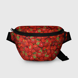 Поясная сумка Клубнички, цвет: 3D-принт