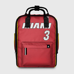Рюкзак женский Miami Heat 3, цвет: 3D-принт