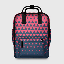 Рюкзак женский Узор из треугольников, цвет: 3D-принт