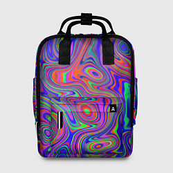 Рюкзак женский Цветная текстура 5, цвет: 3D-принт