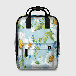 Рюкзак женский Ромашки, цвет: 3D-принт