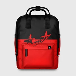 Женский рюкзак АлисА: Черный & Красный