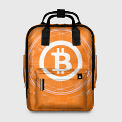 Рюкзак женский Bitcoin Tech, цвет: 3D-принт