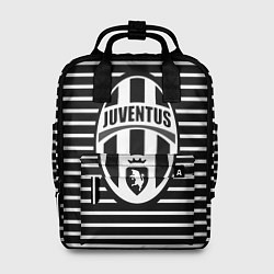 Рюкзак женский FC Juventus: Black Lines, цвет: 3D-принт