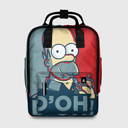 Рюкзак женский Homer Simpson DOH!, цвет: 3D-принт