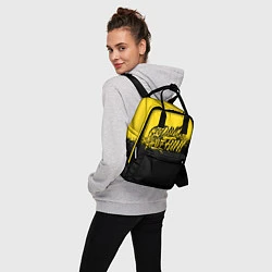 Рюкзак женский GLHF: Yellow Style, цвет: 3D-принт — фото 2