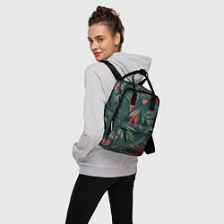 Рюкзак женский Зеленые тропики, цвет: 3D-принт — фото 2