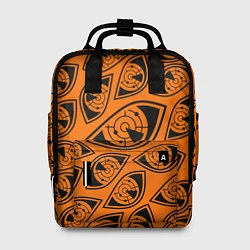 Рюкзак женский R6S: Orange Pulse Eyes, цвет: 3D-принт