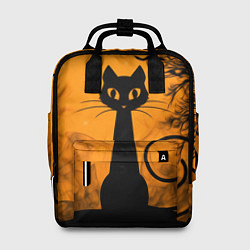 Рюкзак женский Halloween Cat, цвет: 3D-принт