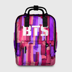 Рюкзак женский BTS: Pink Colour, цвет: 3D-принт