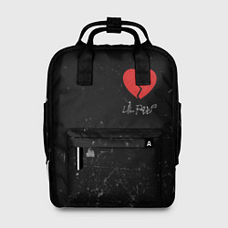 Рюкзак женский Lil Peep: Broken Heart, цвет: 3D-принт