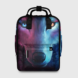 Рюкзак женский Волчий взгляд, цвет: 3D-принт