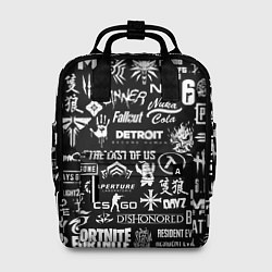 Рюкзак женский Истинный геймер, цвет: 3D-принт