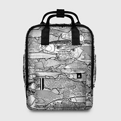 Женский рюкзак Рыбы графика