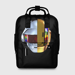 Рюкзак женский Daft Punk: Smile Helmet, цвет: 3D-принт