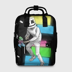Рюкзак женский Marshmello 80's, цвет: 3D-принт