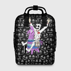 Рюкзак женский Marshmello x Llama, цвет: 3D-принт