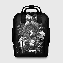 Женский рюкзак Японский дракон