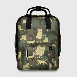 Женский рюкзак Кошачий камуфляж