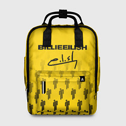 Рюкзак женский Billie Eilish: Yellow Autograph, цвет: 3D-принт