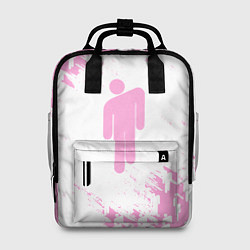 Рюкзак женский Billie Eilish: Pink Style, цвет: 3D-принт