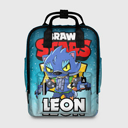 Рюкзак женский BRAWL STARS WEREWOLF LEON, цвет: 3D-принт