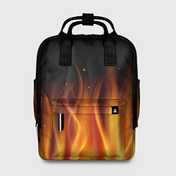 Рюкзак женский Огонь, цвет: 3D-принт