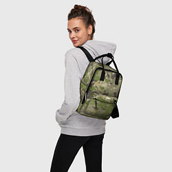 Рюкзак женский Камуфляж: болотный, цвет: 3D-принт — фото 2