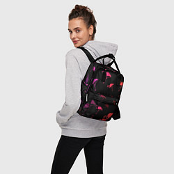 Рюкзак женский Фламинго, цвет: 3D-принт — фото 2