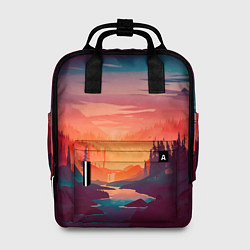 Женский рюкзак Minimal forest sunset