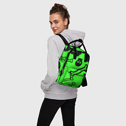 Рюкзак женский Черепа, цвет: 3D-принт — фото 2