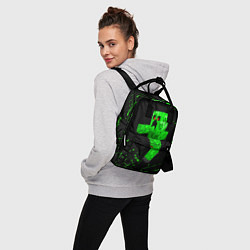 Рюкзак женский MINECRAFT CREEPER, цвет: 3D-принт — фото 2