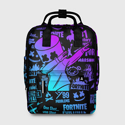 Рюкзак женский FORTNITE X MARSHMELLO, цвет: 3D-принт