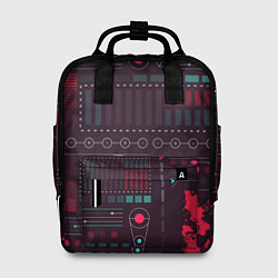 Рюкзак женский Cyber, цвет: 3D-принт