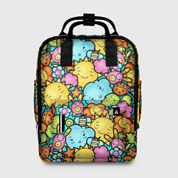 Рюкзак женский Облачко Солнышко, цвет: 3D-принт