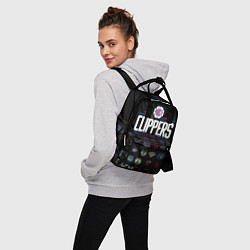 Рюкзак женский Los Angeles Clippers 2, цвет: 3D-принт — фото 2