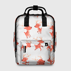 Рюкзак женский Милый олень, цвет: 3D-принт