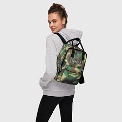 Рюкзак женский Пограничные Войска камуфляж, цвет: 3D-принт — фото 2