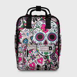 Женский рюкзак Весёлые черепа