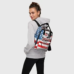 Рюкзак женский США, цвет: 3D-принт — фото 2